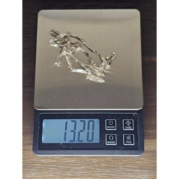 13.2g 925 Sterling Silver 19" Necklace - Picture 4 of 4